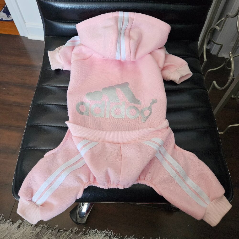 Puppy Dog Clothes- (All 4 Items) PJ's & Active Fashion Bundle Box size M